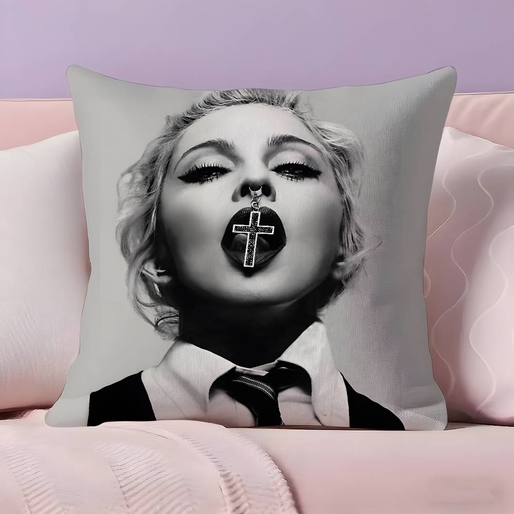 Singer MMadonna Like aVirgin Pillow Case Ultra Soft Skin Friendly Fabric Cloud Like Comfort  Concealed Zipper