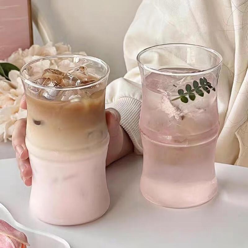 VAKADA New Chinese Style Frosted Glass Drinkware Set (6-Pack)