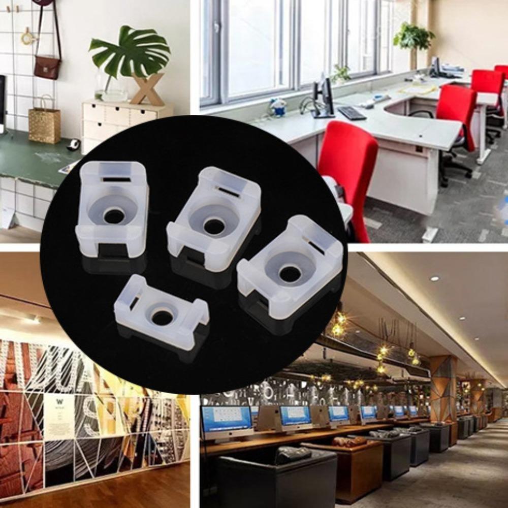 Stent Wire Fixing Seat Cable Clamp Cable Tie Bracket Cable Tie Mounts Holder Fixed Buckle Seat