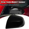 For Tesla Model Y Juniper 2025+ Driver Side Mirror Cap Cover Housing Gloss Black