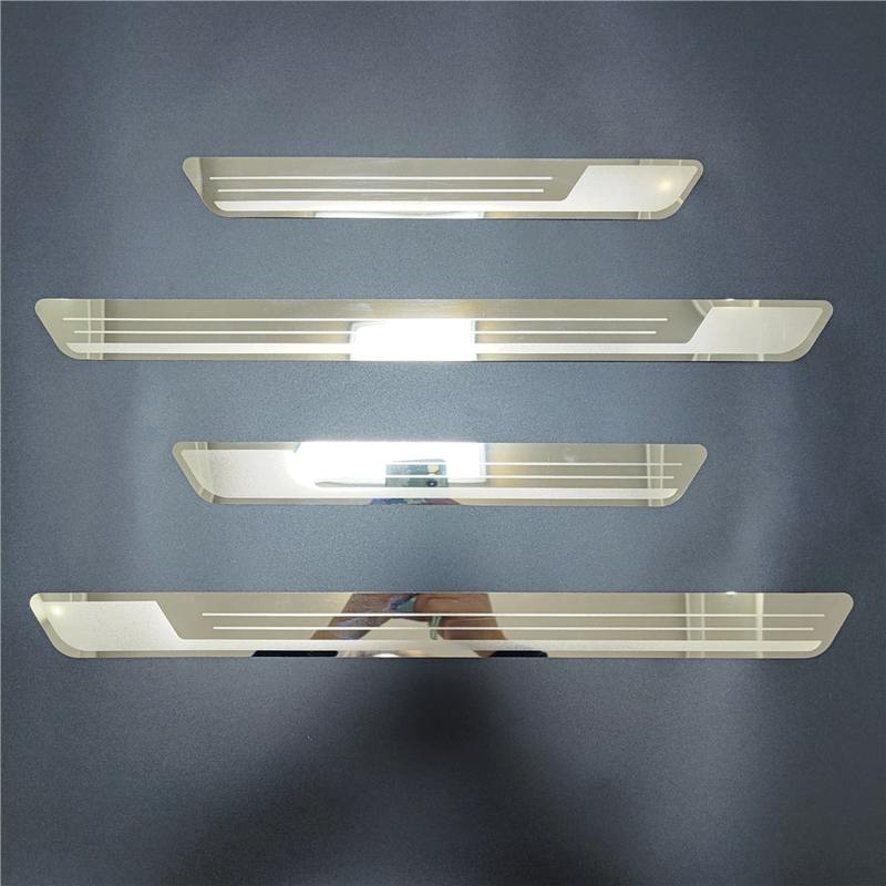 Auto Door Sill Scuff Plate Trim For Haval Jolion H6 H2 2011- GWM Cannon Ute Stainless Threshold Pedal Guards Car Accessories