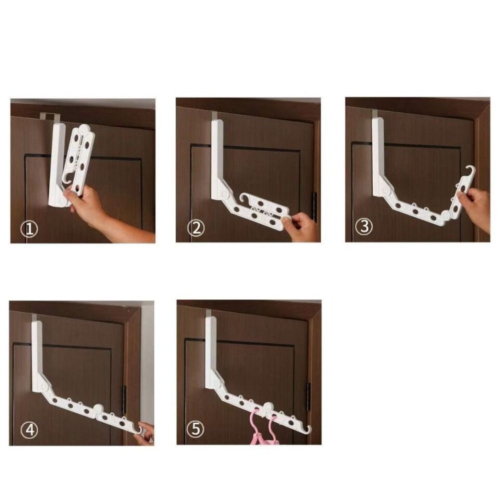 ABS Drying Clothes Rack 5 Holes Closet Organizer Durable Clothes Hanger Rack