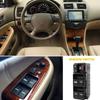 Auto Electric Power Window Door Control Lifter Switch Glass Elevator Push Button Compatible for 35750-SDA-H12 2003-2008