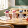 Star Pattern Plastic Water Bottle Transparent Portable Sports Kettle Cold Drink Cup  Travel