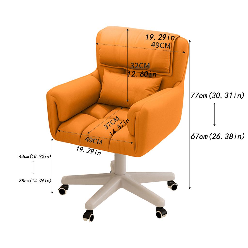 Computer Office Chair Swivel Gaming Chair Backrest Fashion Comfortable For Bedroom Dormitory College Student Study Backrest Stoo