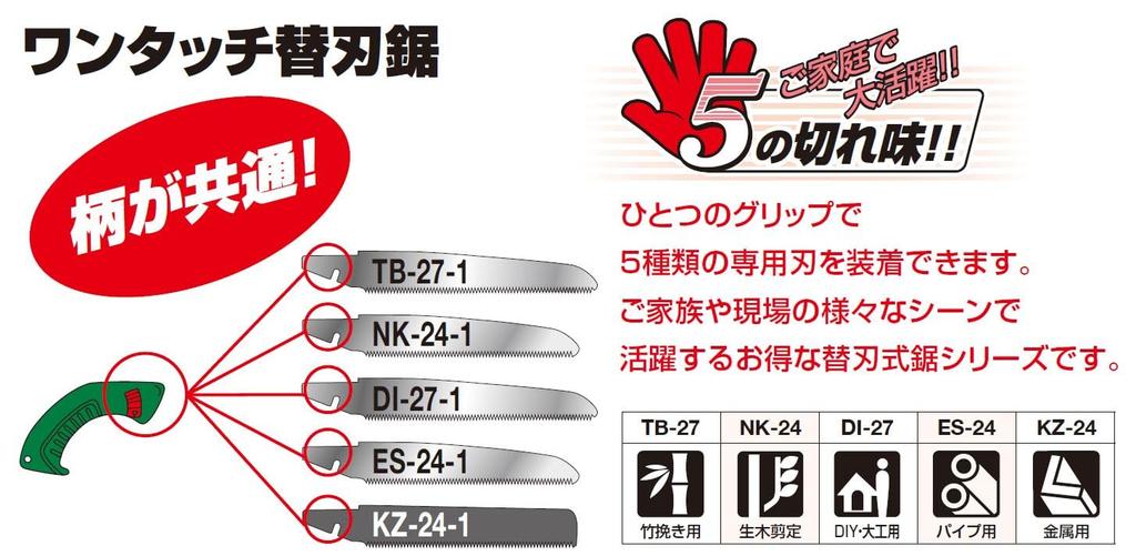 Ars Corporation NK-24 Raw Wood Pruning Saw with Replaceable Blades