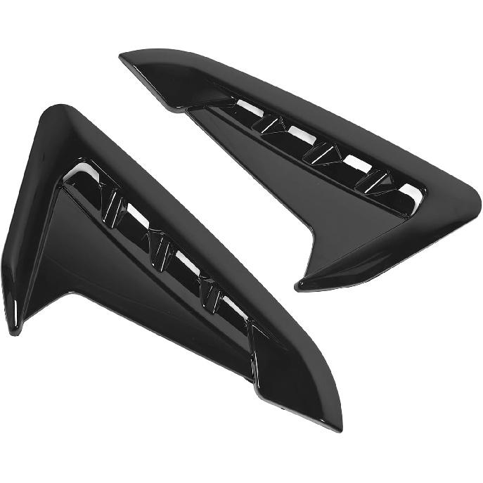 Pair Side Vent Trim Left Right Car Mudguard Side Vent Cover Sticker Decor for X3 G01 X4 G02 M Sport Carbon Fiber TrimMarker Cover TrimSide Mudguard