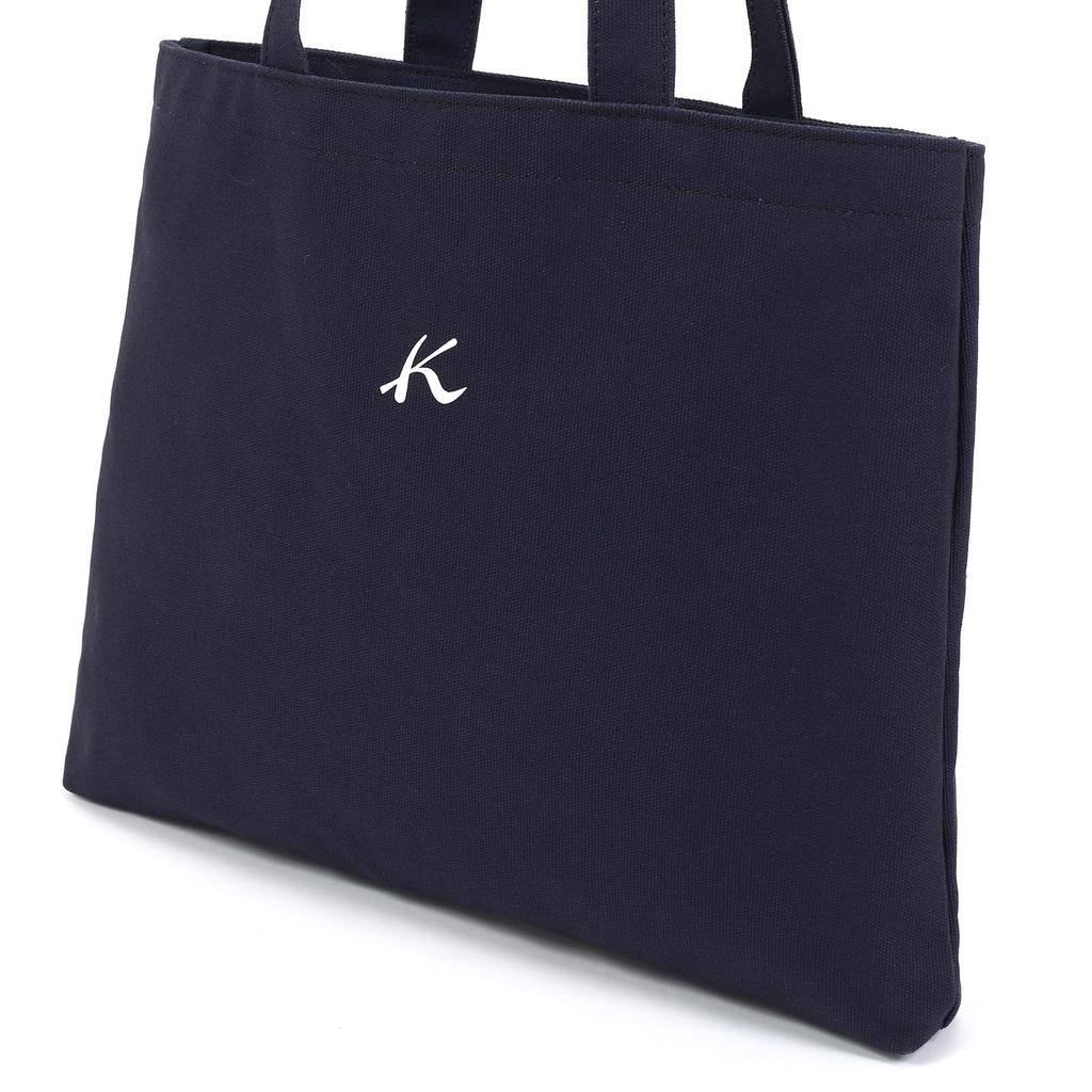 Kitamura Canvas Tote Bag, A4 Size, BN0002, Dark Blue (Navy), 10101