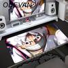 Mouse Pad Computer Size Mousepad Non-slip Gamer Keyboard Pads One Piece Luffy Mausepad New Keyboard Mats Design Desk Mat Carpet