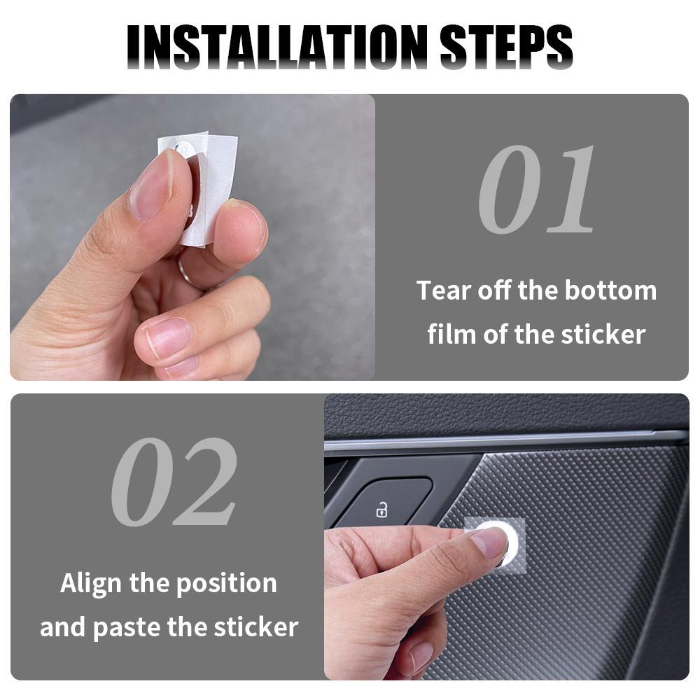 5/10/20pcs Car Interior Dekoration Stickers Car Emblem Decals For Alfa Romeo 159 Mito Giulia Stelvio Giulietta Auto Accessories zw5
