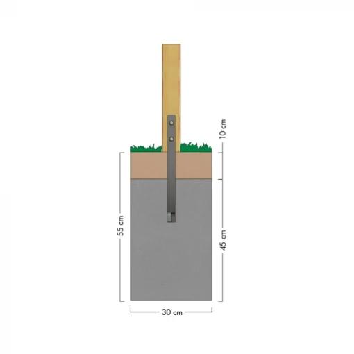 Ground Anchor For Playground 2 Pcs.