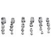 400Pcs 24 Values Electrolytic Capacitor Black SMD Aluminum Electrolytic Capacitors Assortment Kit