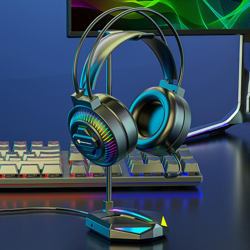 Cheap RGB Headphone Holder Rack Gamer Headset Bracket Without USB ...