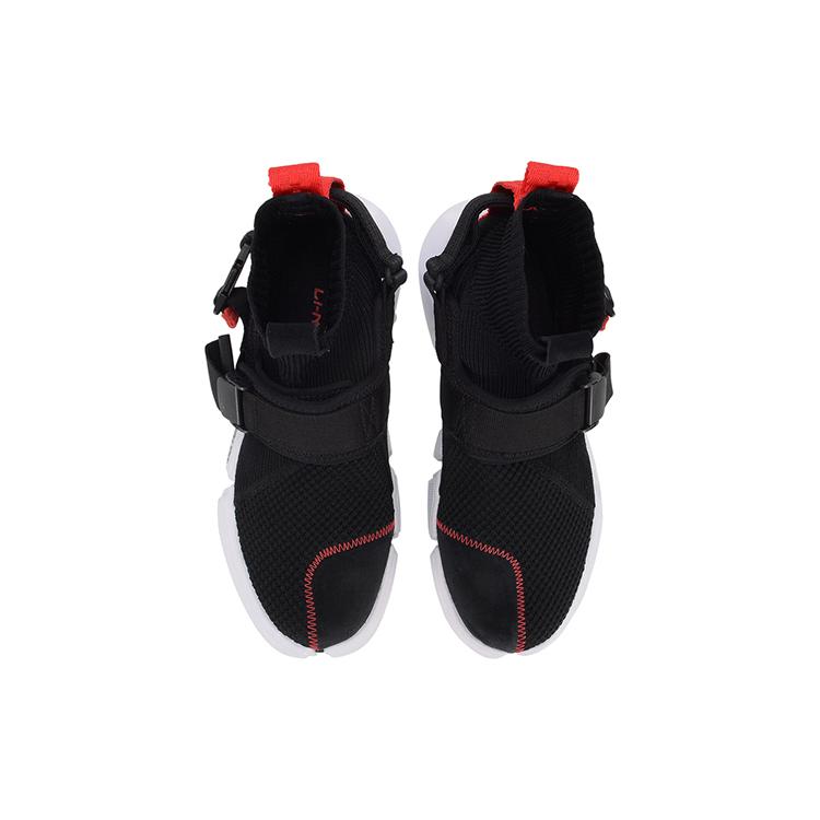 Li Ning Essence 2 Casual Shoes Women's High top Black/Red AGBP052-1