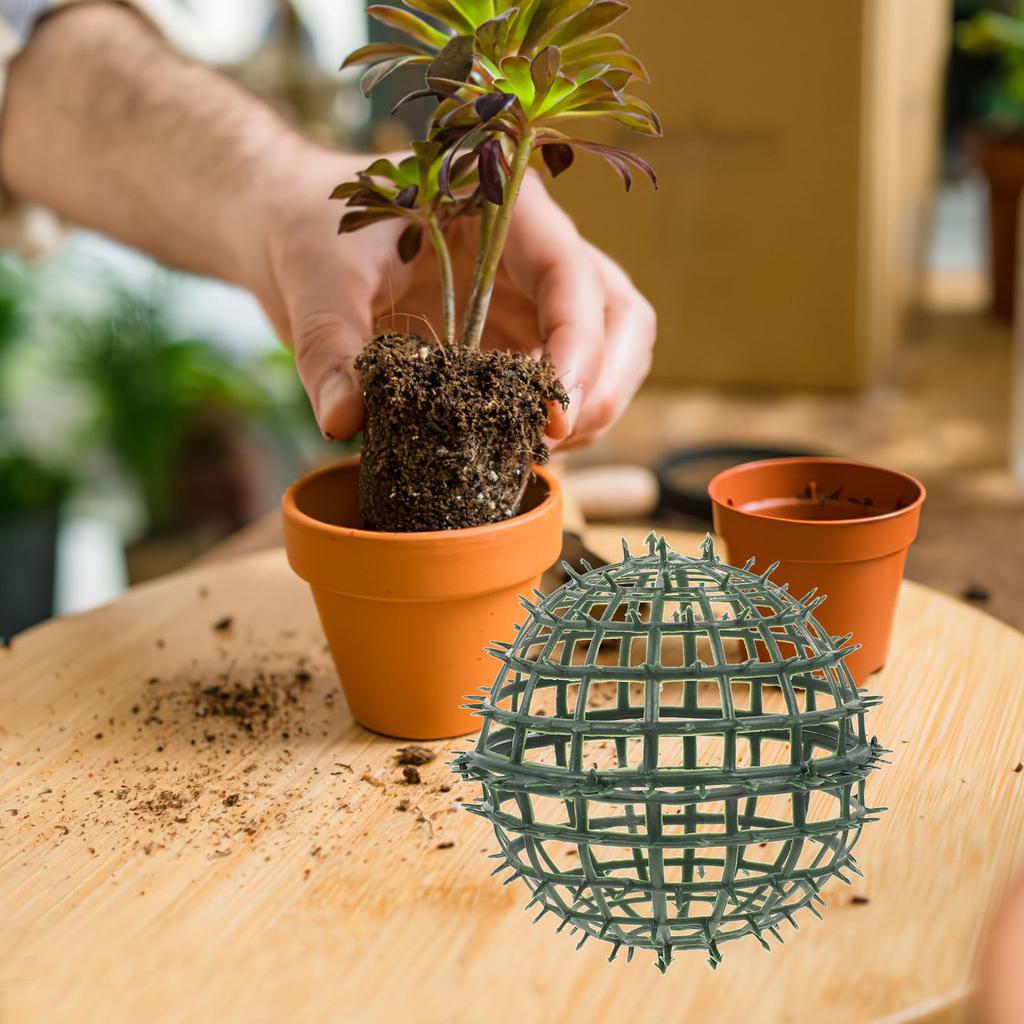 3 Stück Kunststoff-Formschnittball-Stützgestell Blumenarrangement-Rahmen Für Hochzeit Zuhause Garten Grünpflanzen-Kugel-Dekoration Kunstpflanze