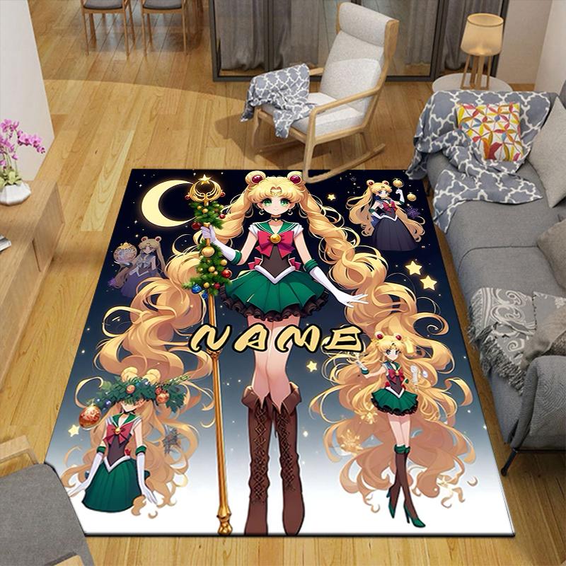 Custom 1Pc Sailor Moon Adventure Rug Office Carpet Indoor Outdoor Entrance Doormat Nonslip Soft And Comfortable Living Room D2915244
