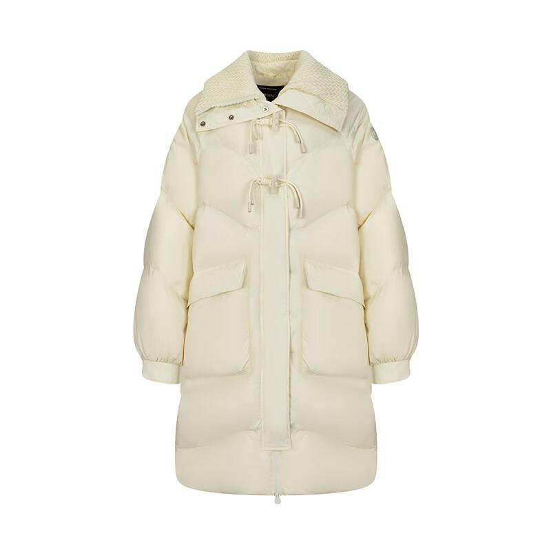 Araliya Women's Mid-Length Lapel Duck Down Jacket