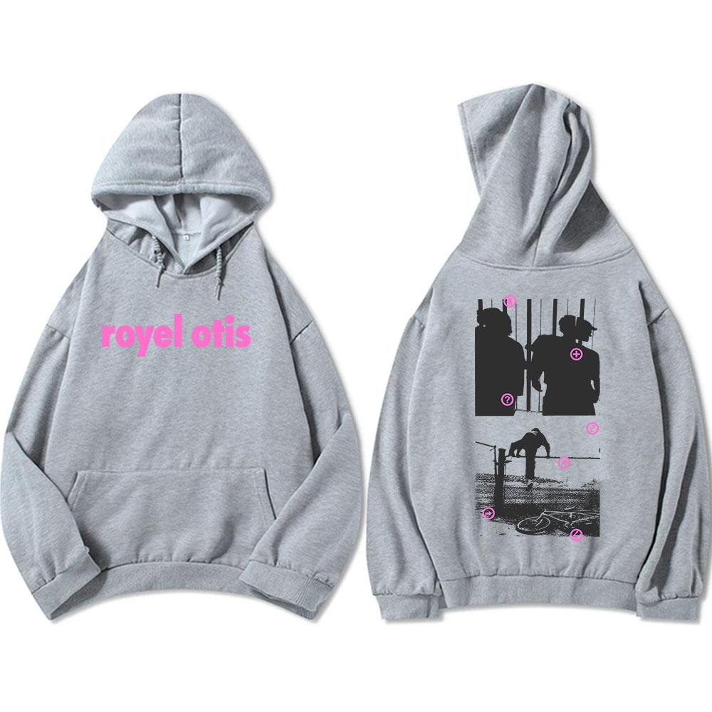 Royel Otis Hickey Hoodies Long Sleeve Autumn Male Sweatshirts Fashion Hooded Graphic Printing Pullovers Casual Fleece Men Hoodie