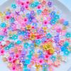 60Pcs New Cute 13mm Mini Flower Series Resin Flatback Cabochon Scrapbook Kawaii Embellishments Accessories