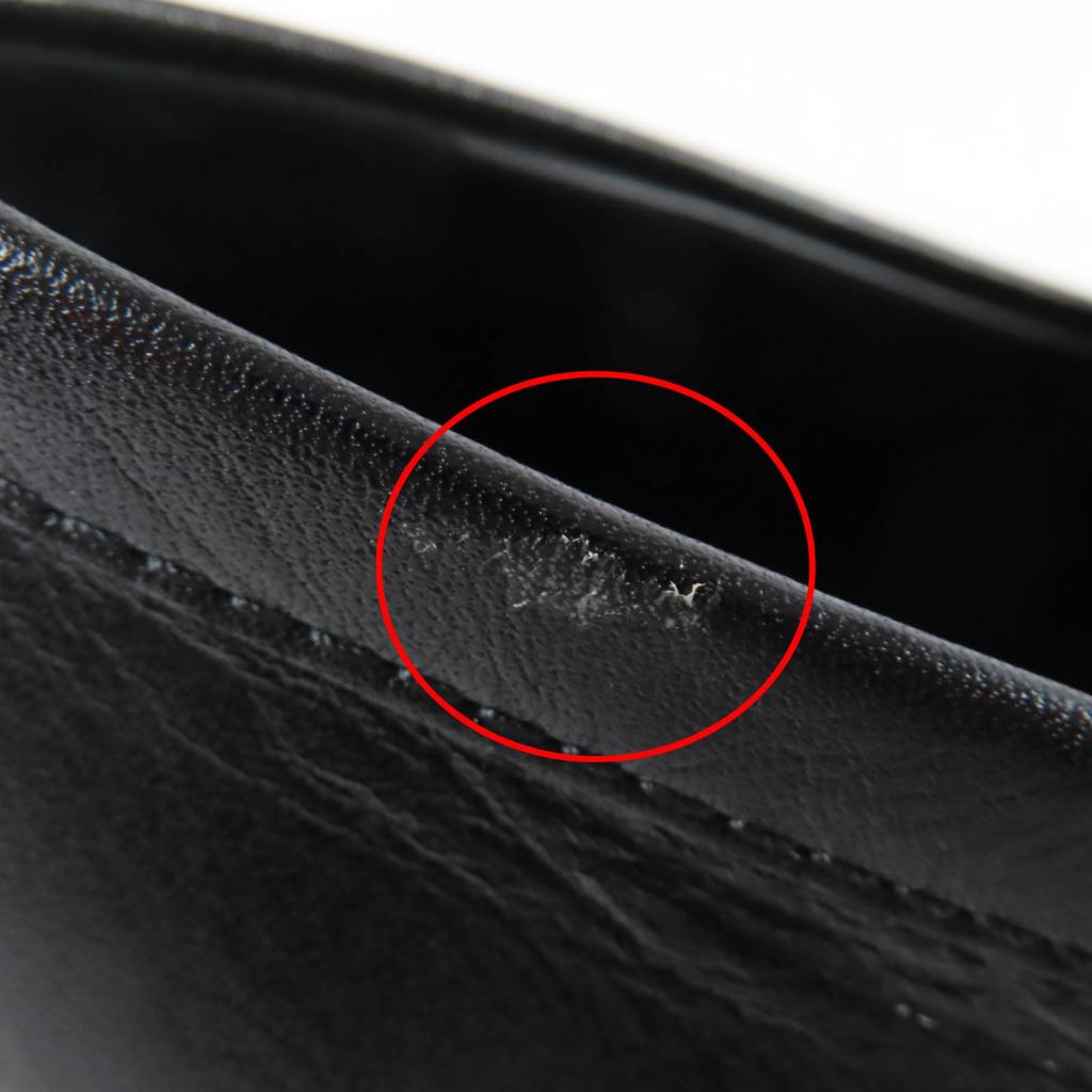 Great CHANEL loafers COCO Mark leather black leather Women 36 22B G39320 Used