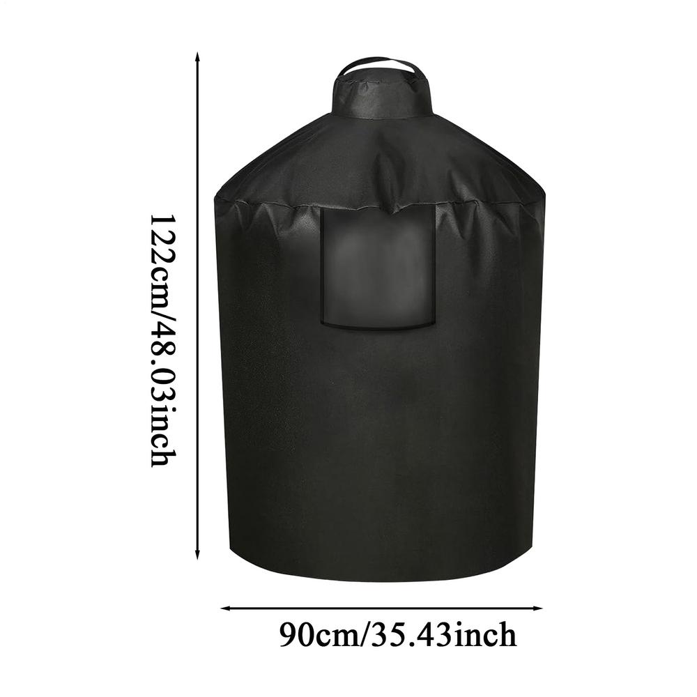 Cover For Grill 210D Oxford Adjustable Protector Windproof Barbecue Grill Cover Waterproof For Outdoor Camping Grilling Cover