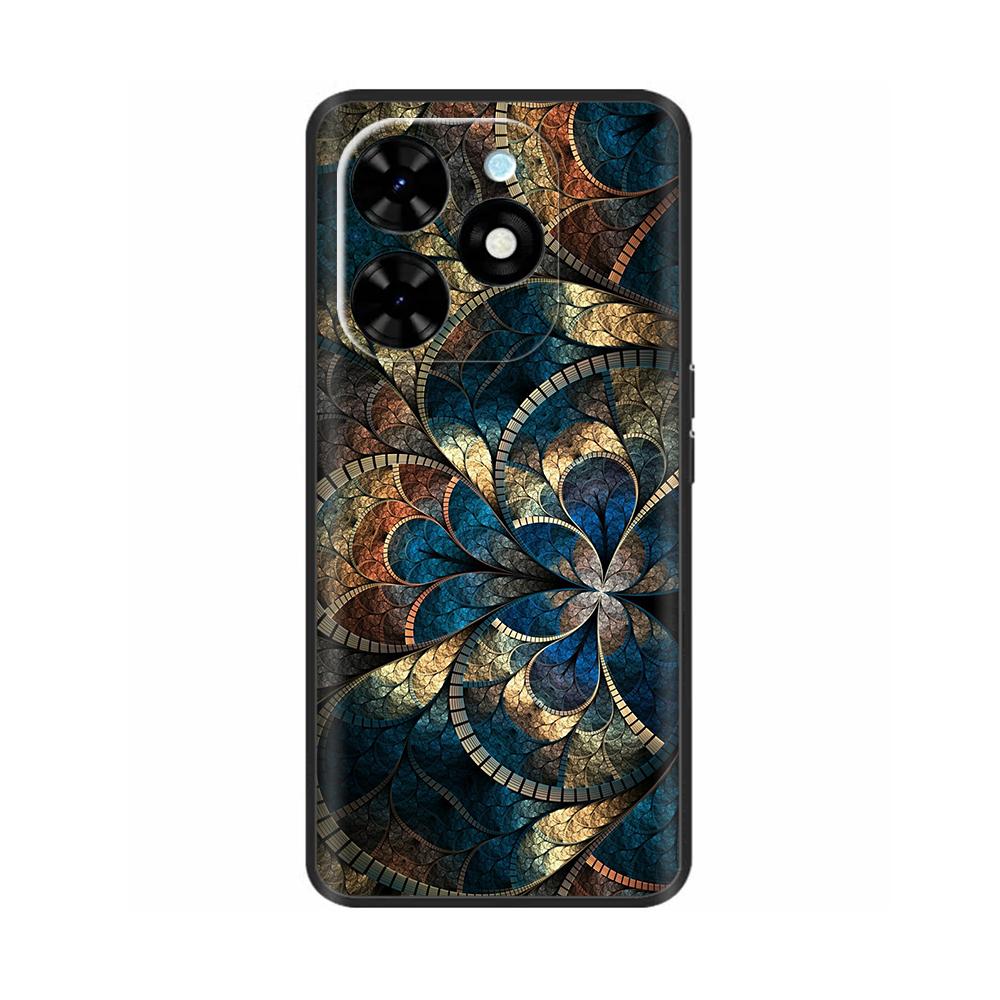 For Tecno Spark 20 Pro Case Soft Black Silicone Phone Case For Tecno Spark 20C Coque Spark20 Spark 20 Pro Bumper Cover Fundas