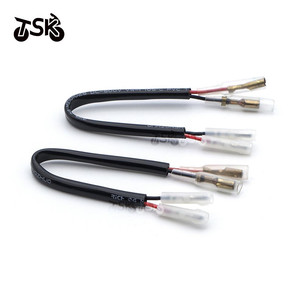 For Triumph Speed400 Tiger800 Trident660 Bonneville Motorcycle Turn Signal Cable Plug Connector License Plate Light Wire Harness