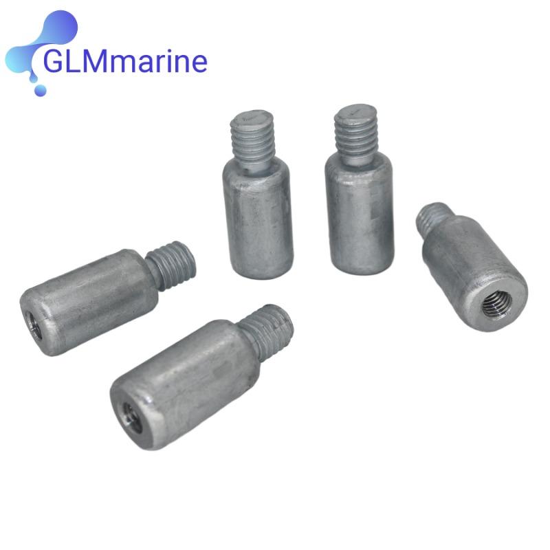 5 Pcs Zinc Saltwater Anode For Volvo Penta 2001 2002 2003 275 280 290 AD AQ AQAD BB D4 D5 D6 D7 D8 D9 D11 D12 DP 3838499 18-6001