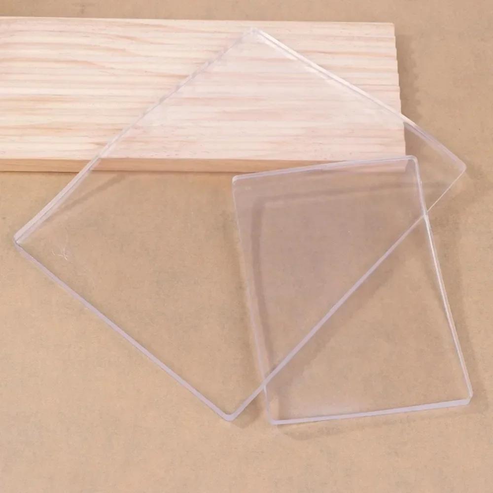 New Transparent Gel Printing Plate Reusable Gel Press Monoprinting Gel Plate Silicone Gel Arts Clear Plate Scrapbooking Arts