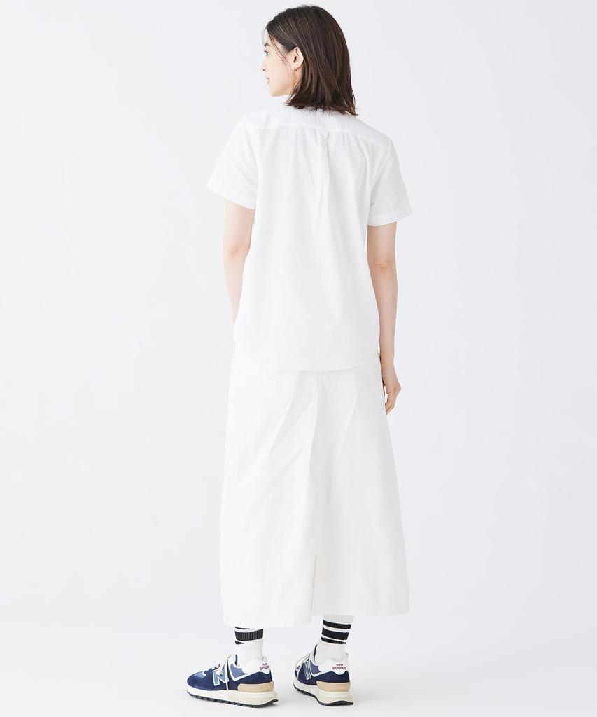 Vacationland Seersucker Short Japan Size 1000042529 L.L.Bean Women's Shirt, Popover, Sleeve, Striped, Fit, M, White,