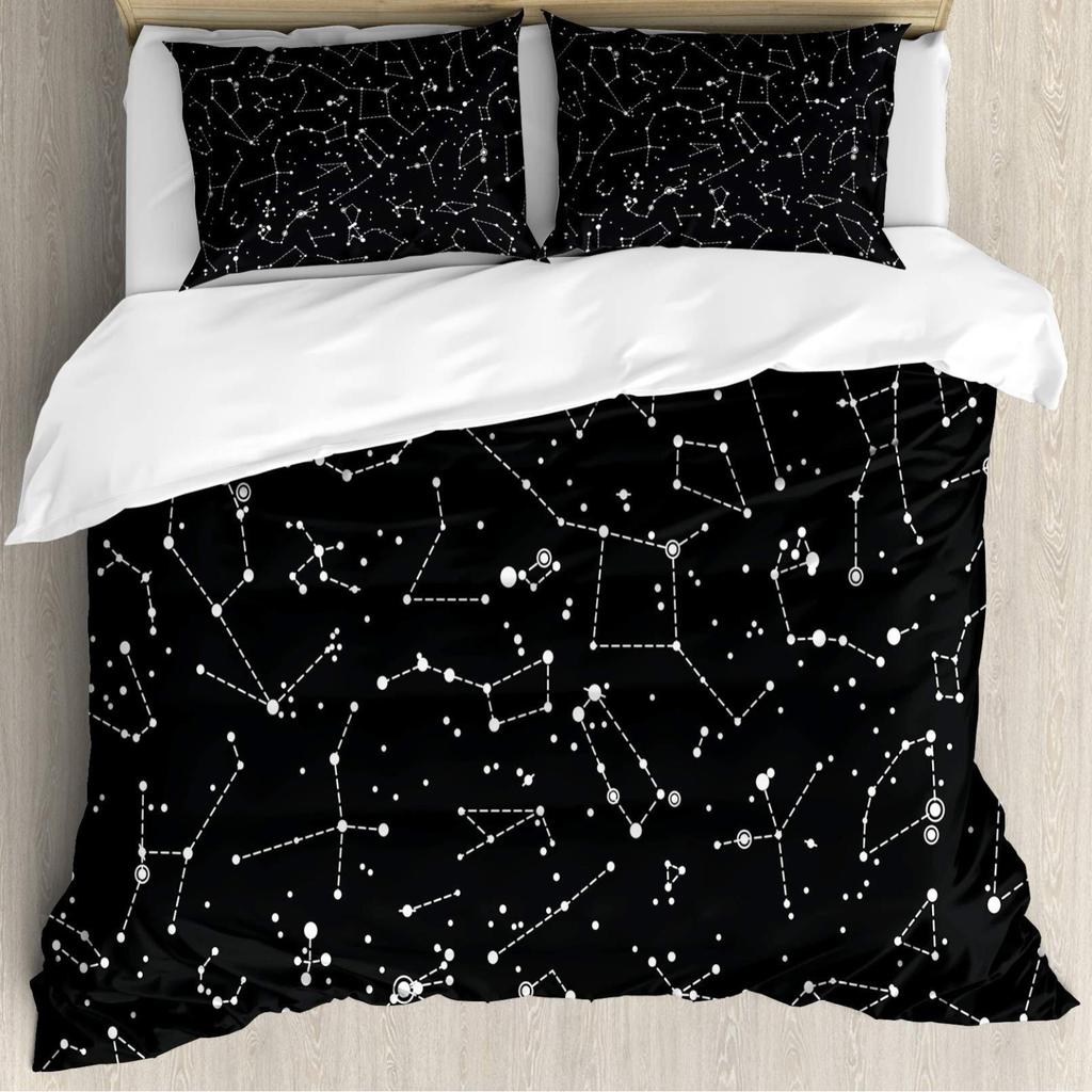 Mysterious Forest Flower Three-Piece Quilt Cover Digital Printing Bedding Set Bed Cover