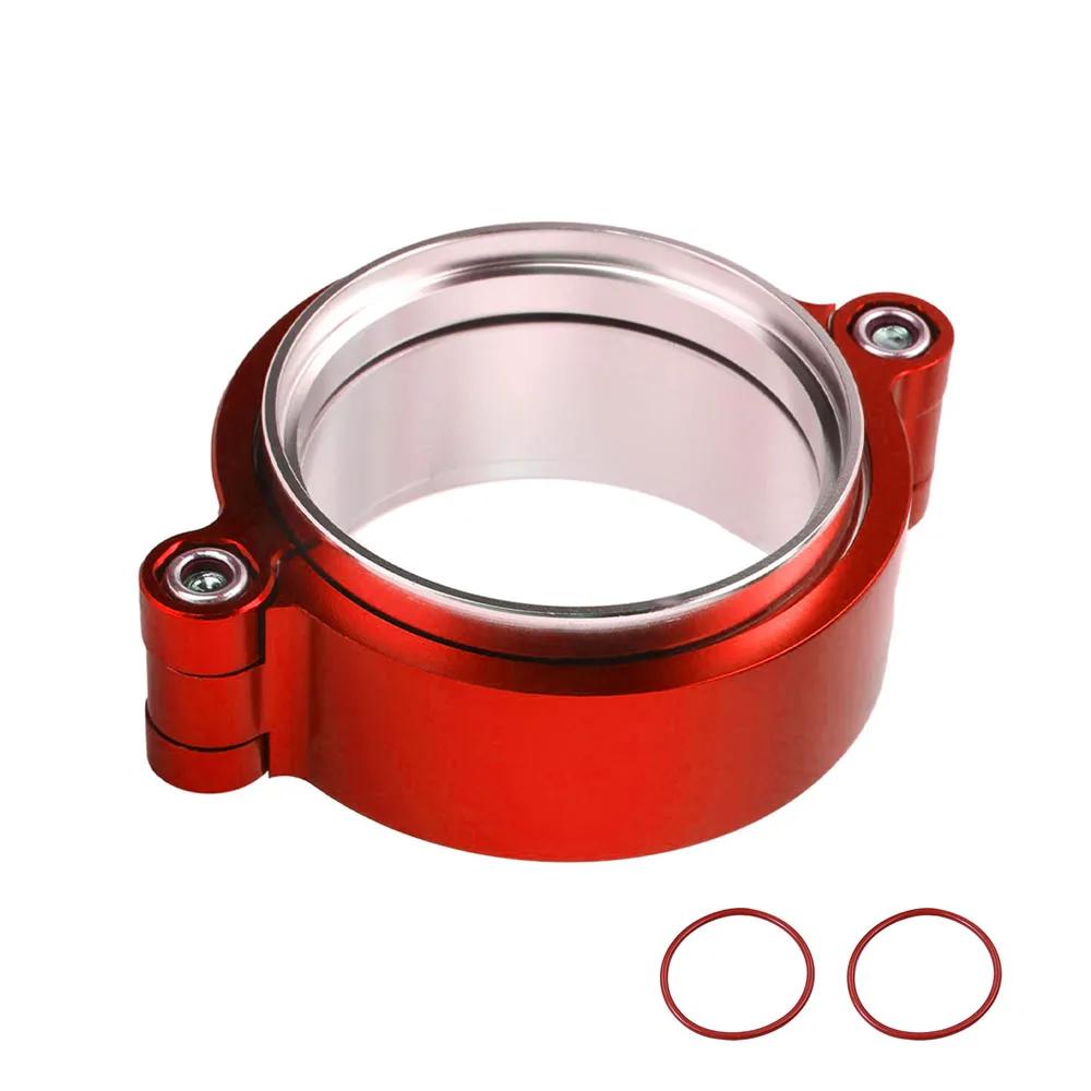 2"/2.5"/3"/3.5"/4" OD Turbo Intake Intercooler Pipe Aluminium Exhaust W System Exhaust HD V-band Clamp Assembly Anodized Clamp