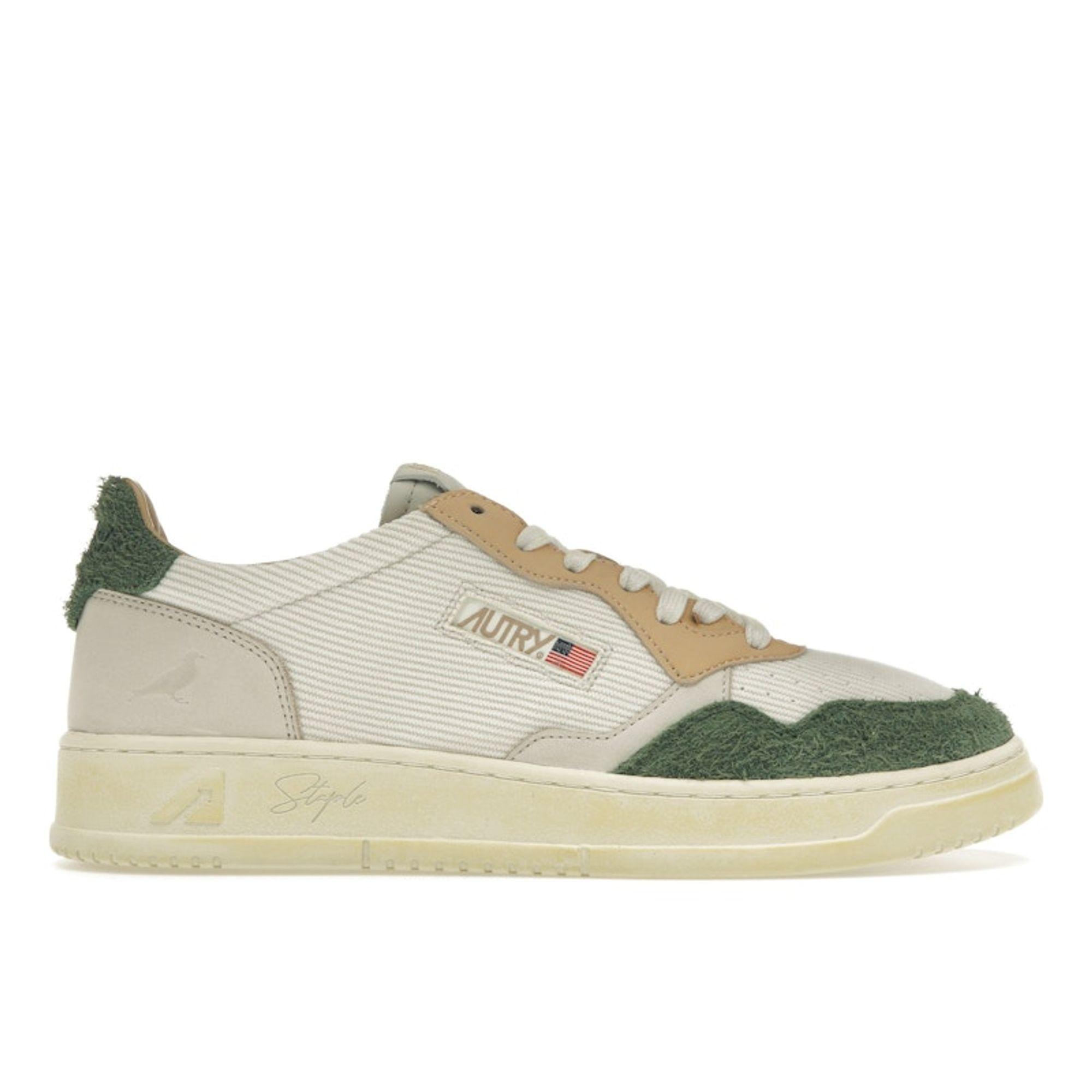 

Кроссовки мужские Autry Medalist Jeff Staple Pigeon Белые Зеленые Оранжевые AVLM-STA1 43