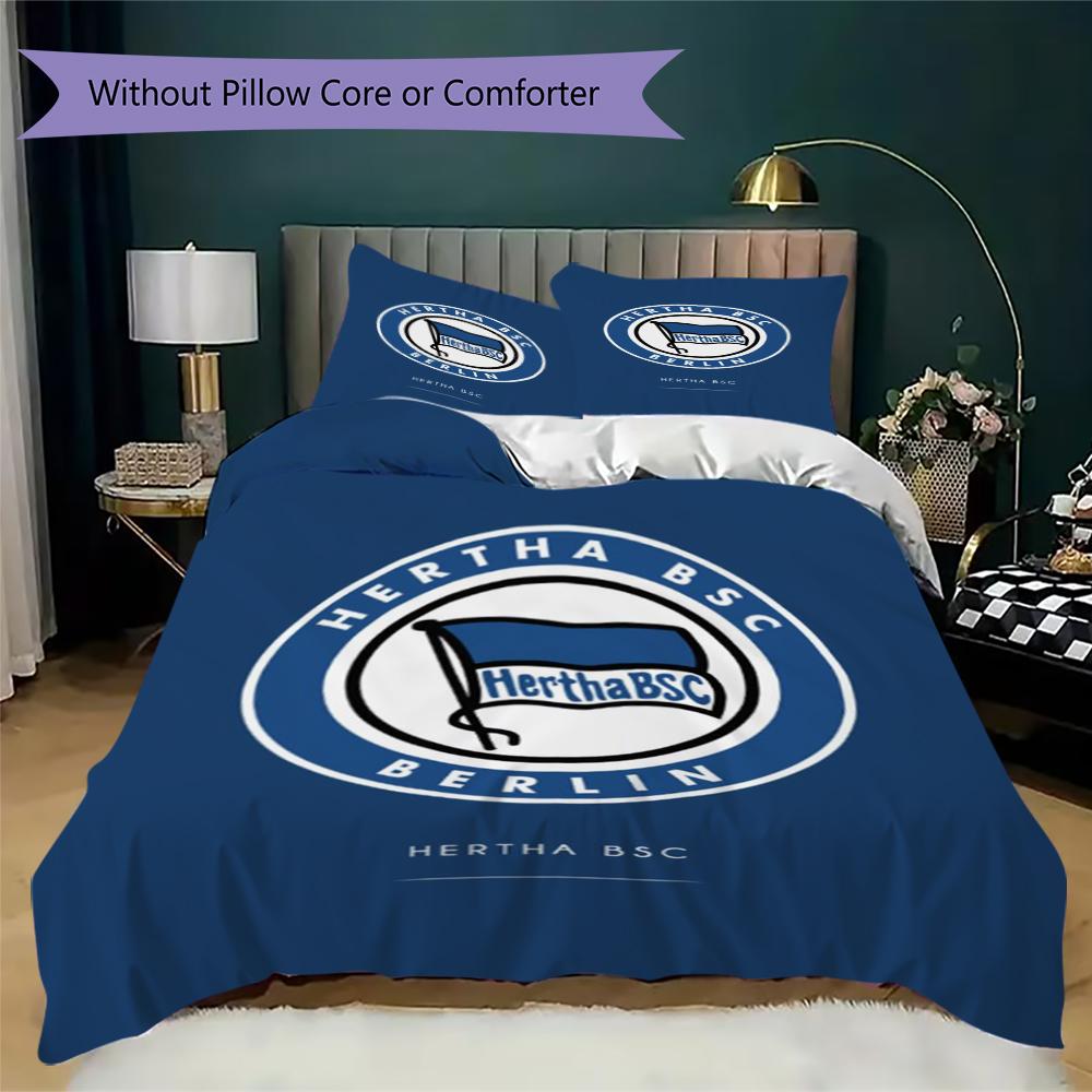 Set Copripiumino Trapuntato con Motivo Hertha BSC Copripiumino Federa Decorazione per la Casa Regalo di Compleanno (1 * copripiumino + 2 * federe senza imbottitura)39
