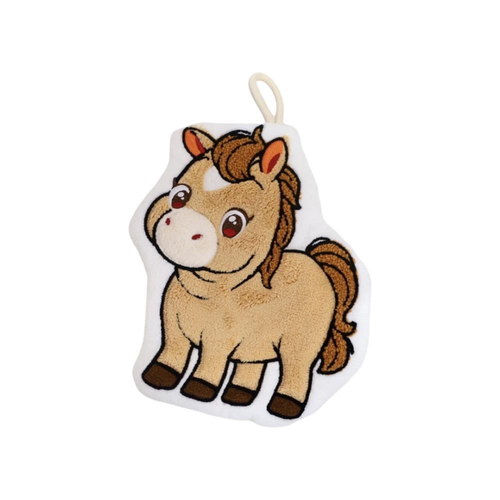 

Lucky Horse Hand Towel Soft Thick Strong Water Absorption Quick Drying Handkerchief Thickened Hanging Style Hanging Towel