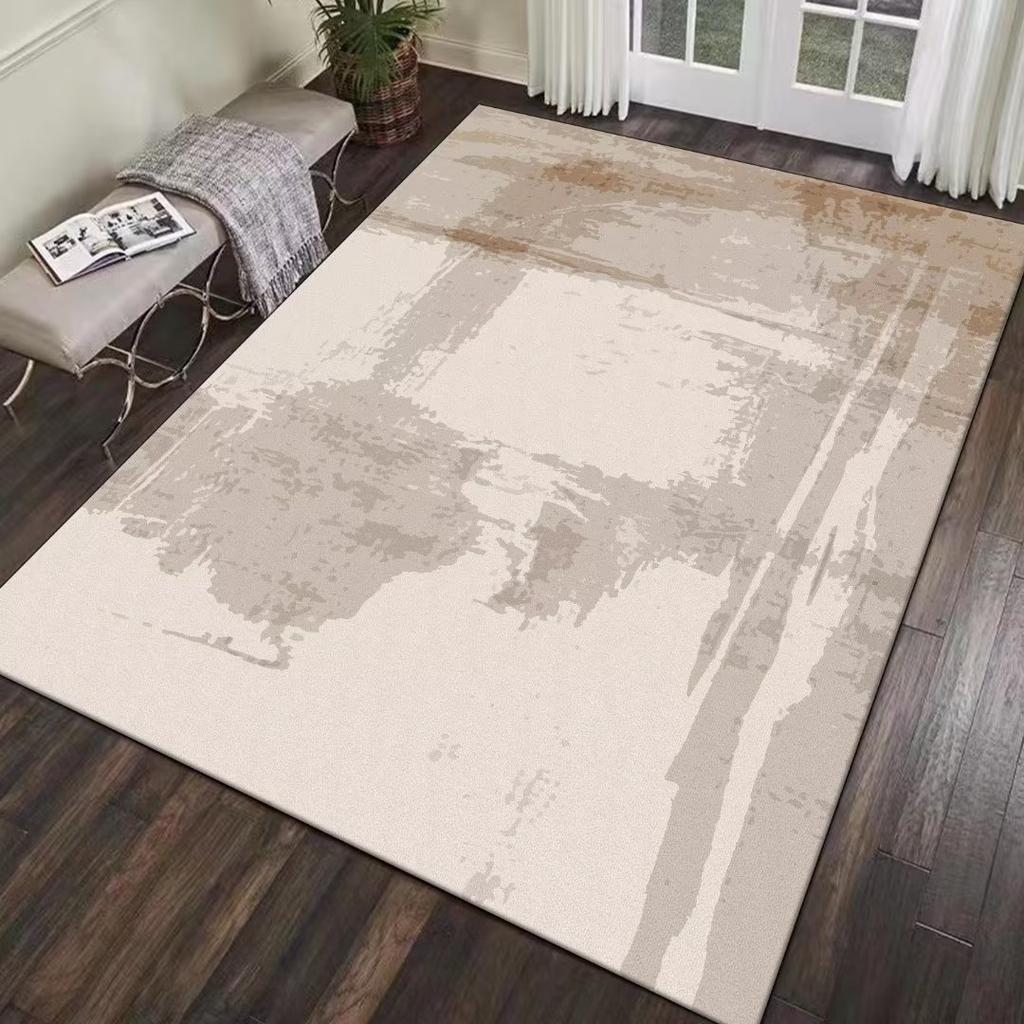 Modern Abstract Carpet Light Gray Carpets for Living Room Hall 200x300cm Large Area Rug Washable Bedroom Decoration Floor Mat