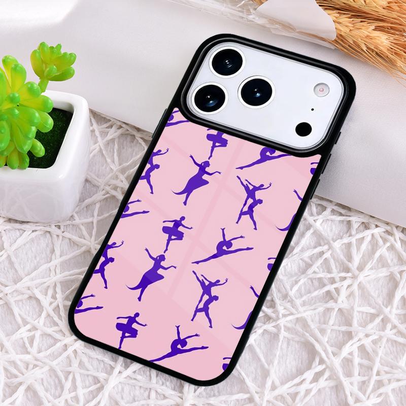 Love Gymnastics silhouette sports Phone Case for iPhone 17 Air 16 15 11 12 14 13 Pro Max Shockproof Cover