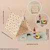 Dollhouse 1 12 Scale Miniature Camping Tent Set Creative DIY Doll House Outdoor Accessories for Camping Scene Role Play