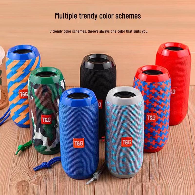 TG117 Portable Bluetooth Subwoofer Speaker: Wireless Mini Outdoor Speaker with TWS and Card Slot.
