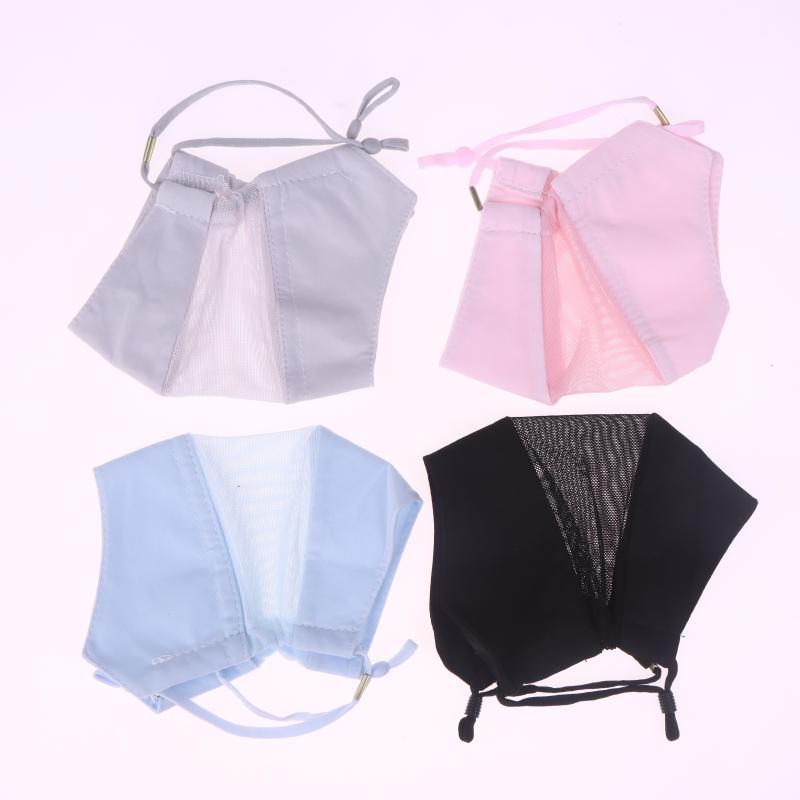 Mesh Ice Silk Face Scarf Elastic Solid Color Uv Protection Anti-Uv Face Cover Face Mask Face Scarves Sunscreen Veil Fishing