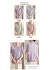 Chic Knitted Short Sleeve Summer Top for Women - Age-Defying Fashion for Middle-Aged and Elderly