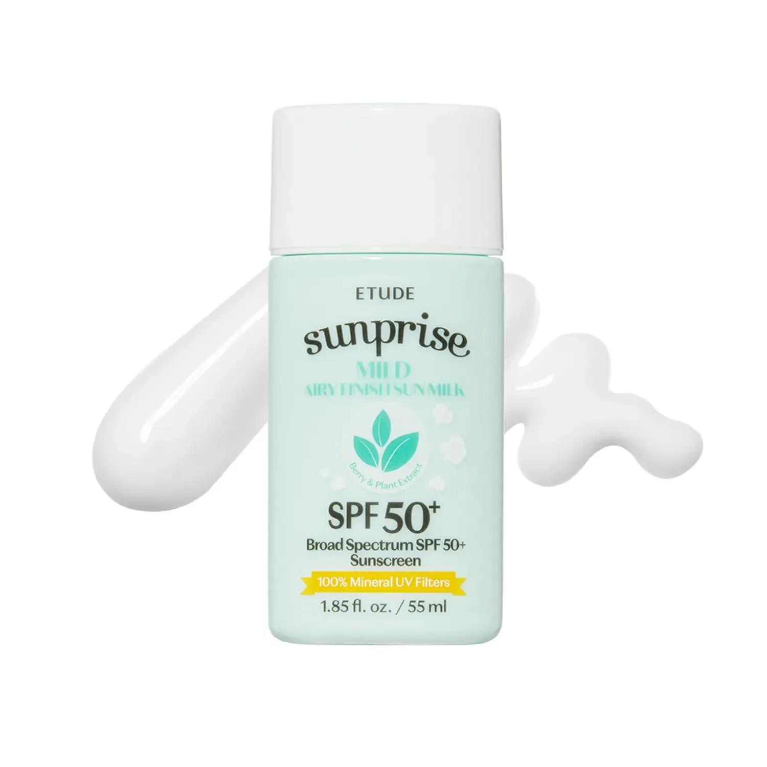 ETUDE Sunprise Mild Airy Finish Sun Milk 55ml