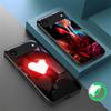 Brilliant Flame Rose Suitable For iPhone 17 Pro Max 16E 15 Pro 14 13 Plus 12 mini 11 16 Air 17Pro magnetism Glass Phone Case