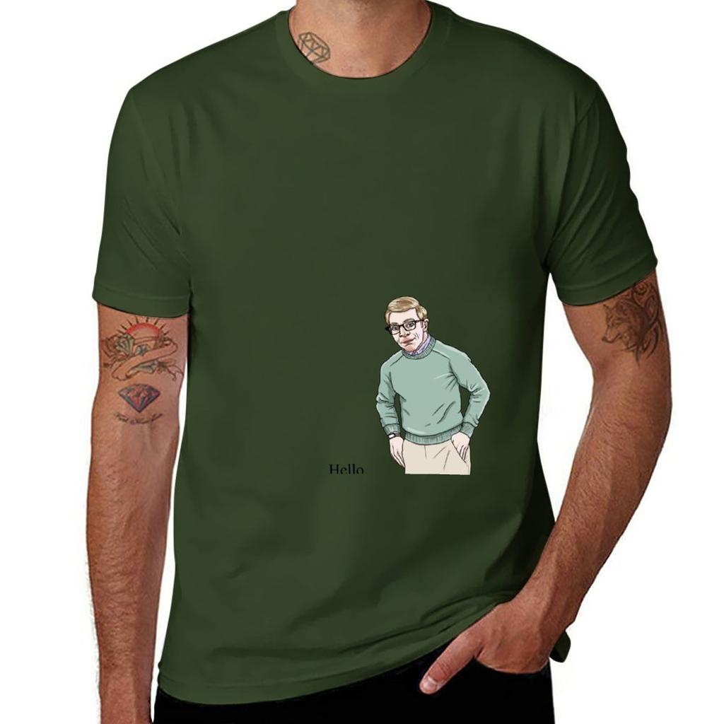 Hello My Name Is Joe Pera TShirt Boys Whites Funnys Anime Short Sleeve Tee Slim Fit T Shirts for Men