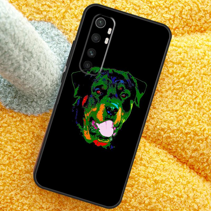 Cute Rottweiler Dog Case For Xiaomi 13T 14T 15T 14 15 Ultra 17 Pro Max Cover For POCO F8 F7 X7 Pro F5 F6 X5 X6
