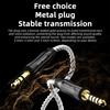 KEYSION 3.5mm/4.4mm Balance To 3.5mm Audio Cable Hi-end OFC Silver-plated HiFi Stereo Jack Male To Male AUX Extension Cord for Headphones Speaker