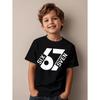 67 Meme T-Shirt für Kinder Lustiger Digitaler 3D-Druck Sommer Kurzarm-T-Shirt Lockere Bequeme Oberteile Streetwear Mode Kinderkleidung