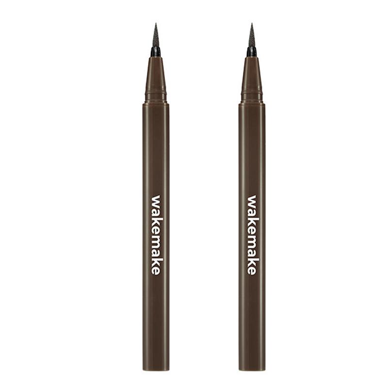 [1+1 Special Set] WAKEMAKE Strong Fix Pen Eyeliner 3 Colors Waterproof Long-Lasting Liquid Eyeliner