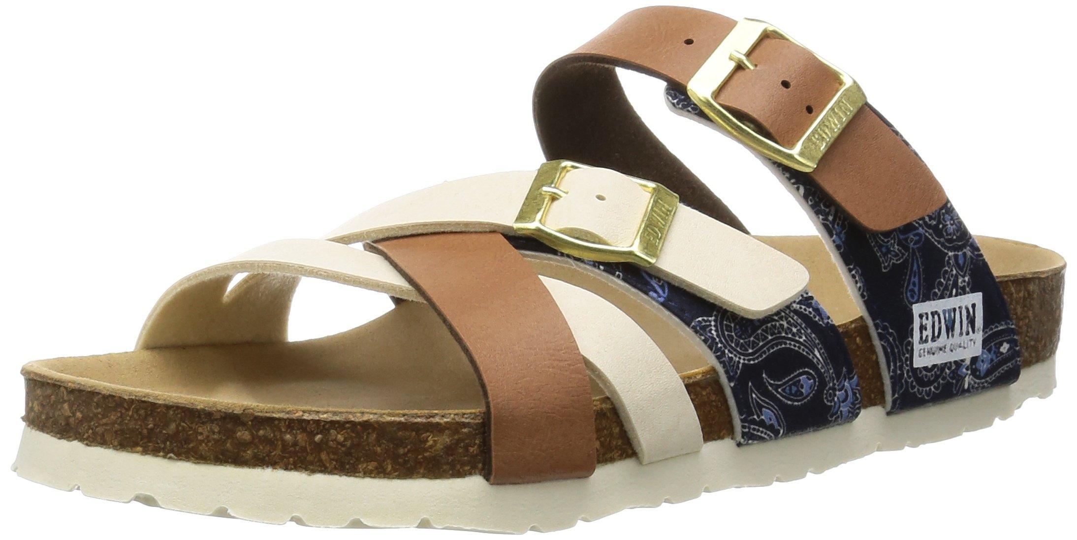 Edwin Sandals Size Men s EW9166, Multicolor, JP, 25.0 (25cm)