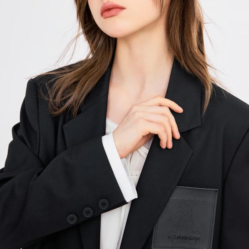 Ledian Minimalist Relaxed Fit Blazer